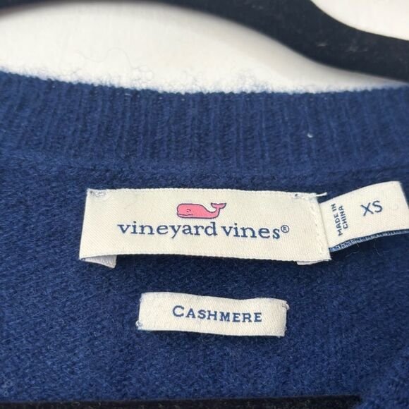 Vineyard Vines Cashmere Sweater USA Stars XS - Picture 2 of 4